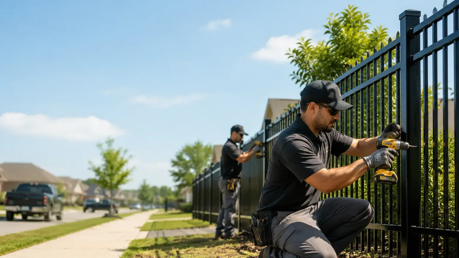 Metal Fence Installation in Milton, GA